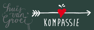 kompassie banner grijs